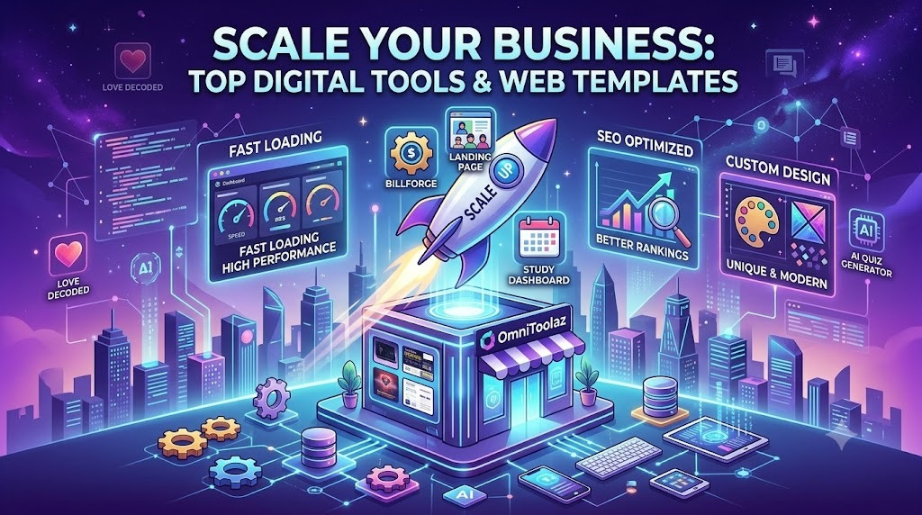 Top Digital Tools and Premium Web Templates to Scale Your Business