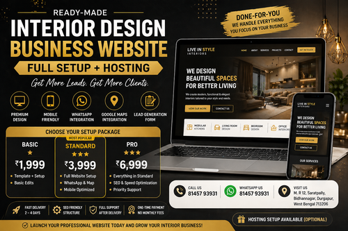 Live In Style - Premium Interior Design Website Template