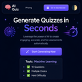 🧠 AI Quiz Generator – Premium AI-Powered Quiz Creation Platform